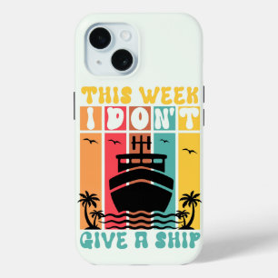 Grappig nautisch citaat cadeau iPhone 15 case