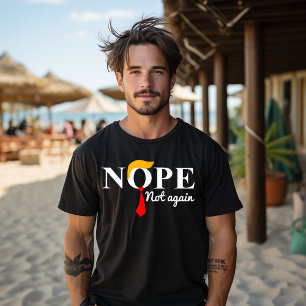 Grappig Nee Niet Nog Een Keer Trump 2024 Verkiezin T-shirt
