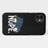 Grappig Nee Niet Vandaag Lui Pinguïn Dierenliefheb Case-Mate iPhone Case (Achterkant (horizontaal))