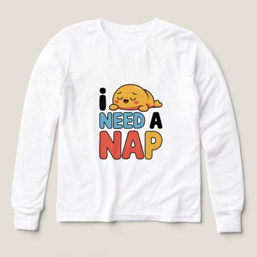 Grappig Need A Nap Schattige Slaapachtige Cartoon, (Voorkant)
