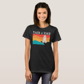 Grappig Neem een wandeling Samoyed Graphic Hiking T-shirt (Voorkant volledig)