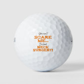 Grappig nekchirurgie herstel golfballen (Voorkant)