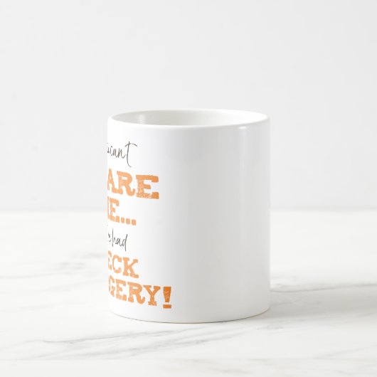 Grappig nekchirurgie herstel koffiemok (Center)