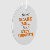 Grappig nekchirurgie herstel ornament (voorkant)