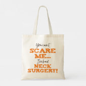 Grappig nekchirurgie herstel tote bag (Achterkant)