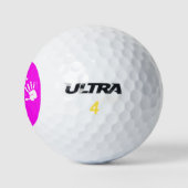 Grappig Neon dat ik hier ben Golf Balls Golfballen (Logo)