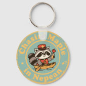 Grappig Nepean-cadeau voor esliefhebbers Sleutelhanger (Achterkant)