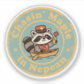 Grappig Nepean cadeau voor Maple liefhebbers Sticker (Voorkant)