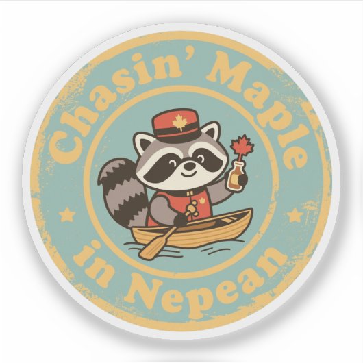 Grappig Nepean cadeau voor Maple liefhebbers Sticker (Voorkant)