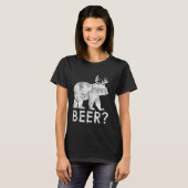 Grappig Nerdy Beer Beer Herten Hunter Drinker Pun  T-shirt (Voorkant volledig)