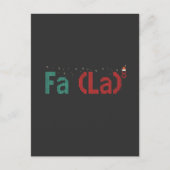 Grappig Nerdy Wiskunde Kerstmis Kerstcadeau FA (LA Briefkaart (Voorkant)