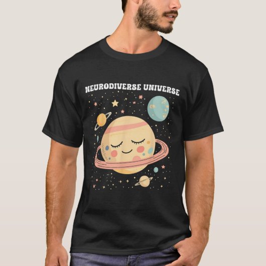 Grappig Neurodiverse Universum Snelheid Leraar Aut T-shirt (Voorkant)