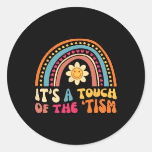 Grappig Neurodiversiteit Autisme Schattige Het is  Ronde Sticker