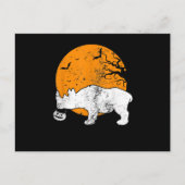 Grappig Neushoorn Pompoen Halloween Kostuum Cadeau Briefkaart (Voorkant)