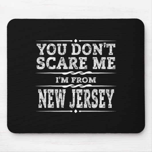 Grappig New Jersey Thuis Tuin Staat Geschenk Muismat (Voorkant)