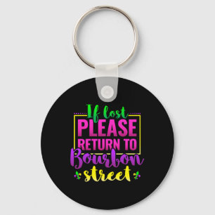 Grappig New Orleans Mardi Gras Louisiana Carnaval  Sleutelhanger