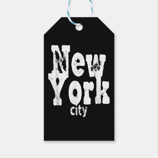 Grappig New York City Cadeaulabel (Voorkant)