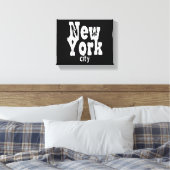 Grappig New York City Canvas Afdruk (Insitu (Slaapkamer))
