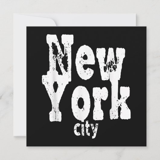 Grappig New York City Kaart (Voorkant)
