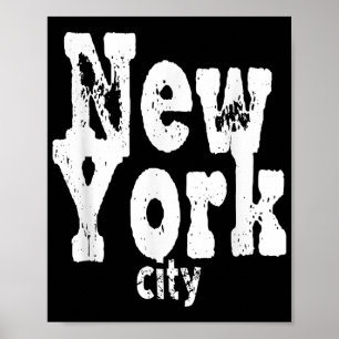 Grappig New York City Poster