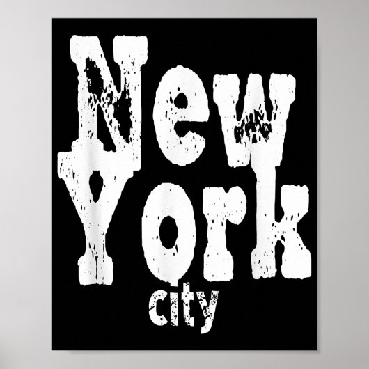 Grappig New York City Poster (Voorkant)