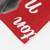 Grappig Newfoundland Hondennaam Patroon Kerstmis Fleece Deken (Hoek)