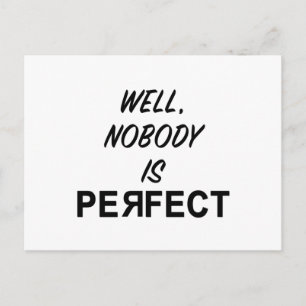 Grappig Niemand is een perfect cadeau Briefkaart
