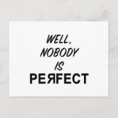 Grappig Niemand is een perfect cadeau Briefkaart (Voorkant)