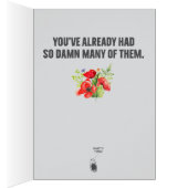 Grappig "Niemand klaagt je voor het haten van de v (Binnen (Rechts))