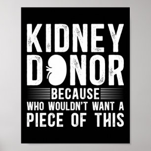 Grappig Nierdonorbewustzijn Niertransplantatie Lon Poster