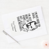 Grappig "Niet hier om stickers te beoordelen" (Envelop)
