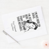 Grappig "Niet hier om stickers te beoordelen" (Envelop)