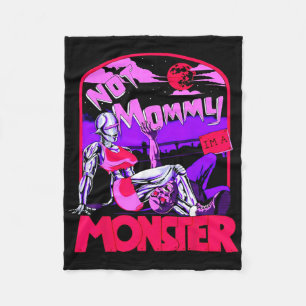 Grappig Niet Mama Ik ben een Monster Workout Bodyb Fleece Deken