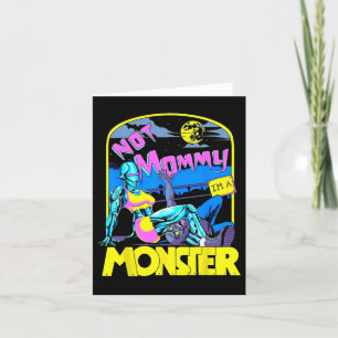 Grappig Niet Mama Ik ben een Monster Workout Bodyb Kaart