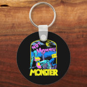 Grappig Niet Mama Ik ben een Monster Workout Bodyb Sleutelhanger (Voorkant)