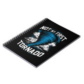 Grappig niet mijn eerste Tornado Retro Storm Chase Notitieboek (Linkerzijde)