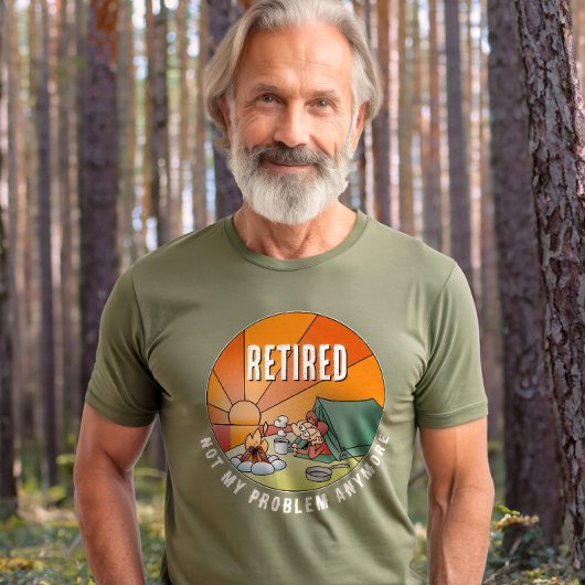 Grappig niet mijn probleem pensioen camper Cartoon T-shirt