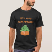 GRAPPIG NIET SNEL ECHT FURIOUS TURTLE T-SHIRT (Voorkant)