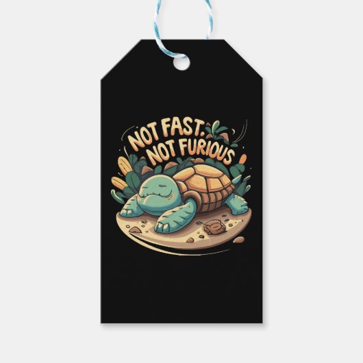 Grappig niet snel niet woedend cadeaulabel (Voorkant)