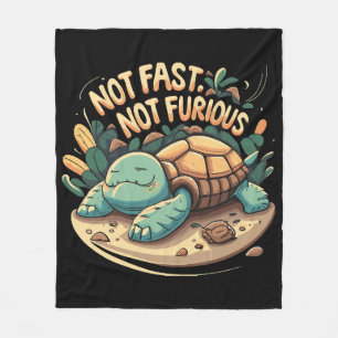 Grappig Niet Snel Niet Woedend Fleece Deken