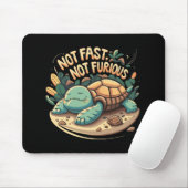 Grappig Niet Snel Niet Woedend Muismat (Met muis)