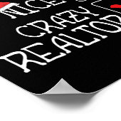 Grappig niet stout niet leuk Ik ben makelaar Merry Poster (Hoek)