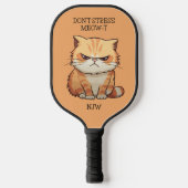 Grappig niet stress MEOW-T Pickleball Paddle (Voorkant)