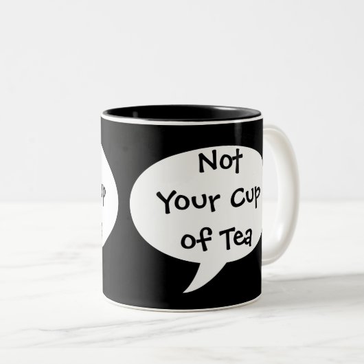Grappig niet uw beker van de Mok Tea (Voorkant rechts)