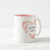 Grappig niet vandaag de satan Flower Mok (Voorkant rechts)