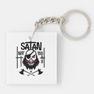 Grappig niet vandaag Satan - gevangen genomen Sleutelhanger