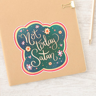 Grappig Niet Vandaag Satan  Inspirivity Sticker