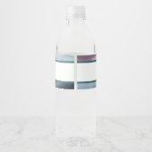 Grappig Niet Wodka Mauve Roze & Blauwgroen Douche  Waterfles Etiket (Achterkant)