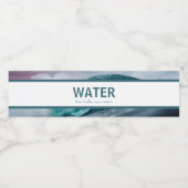 Grappig Niet Wodka Mauve Roze & Blauwgroen Douche  Waterfles Etiket (Enkel label)