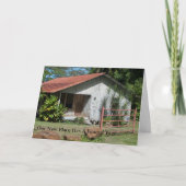 Grappig nieuw adres Kaart Fenced Yard. (Voorkant)